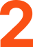 orange number two icon